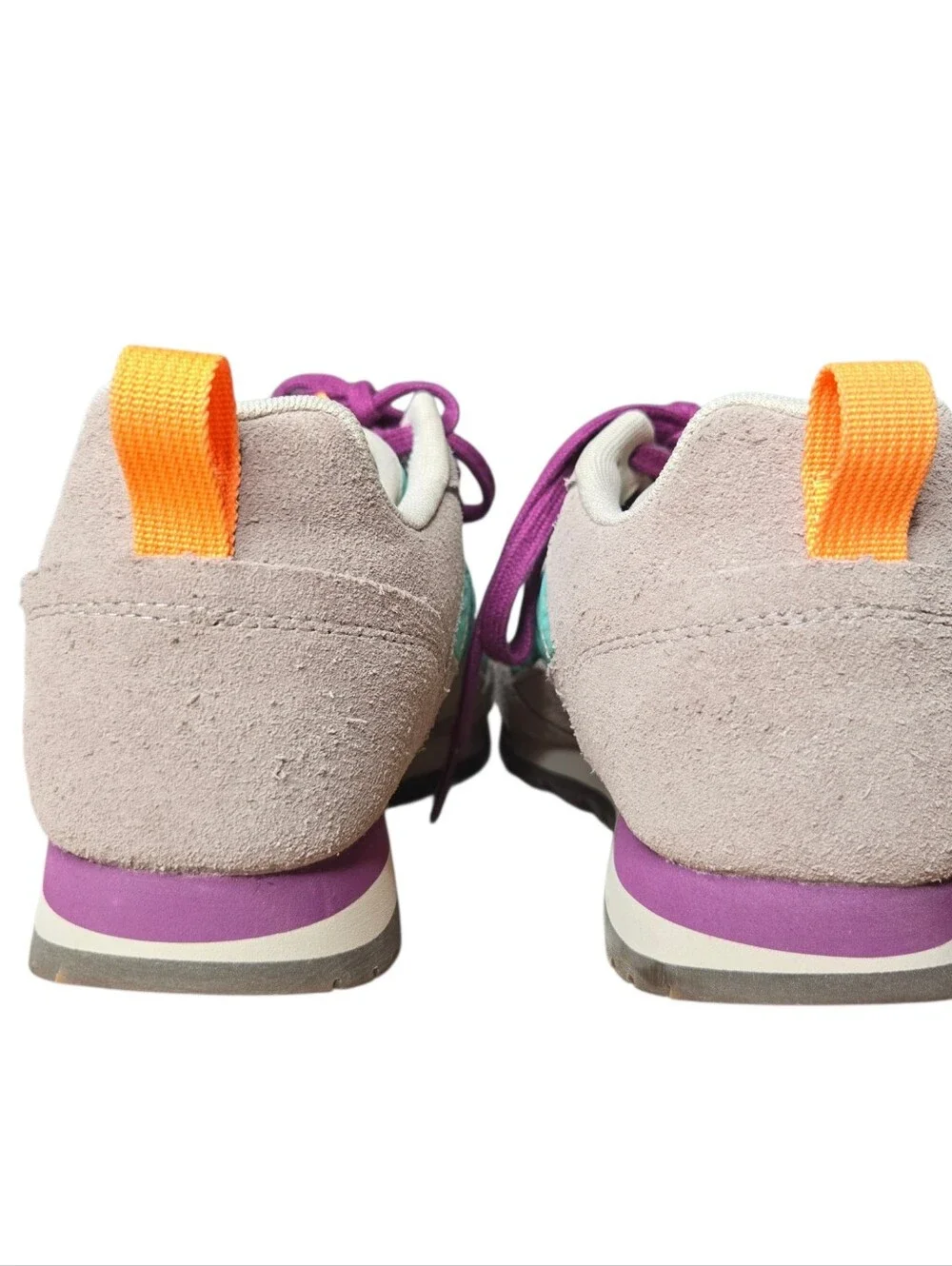 Merrell Womens Moon Mint Quilted Leather Suede Retro Outdoor Alpine Sneakers 8.5